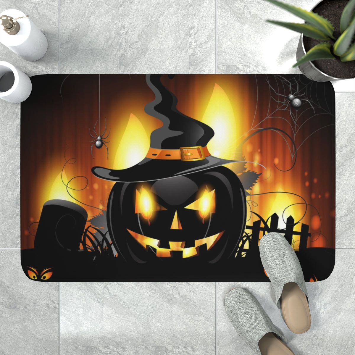 Fright Night Memory Foam Bathmat