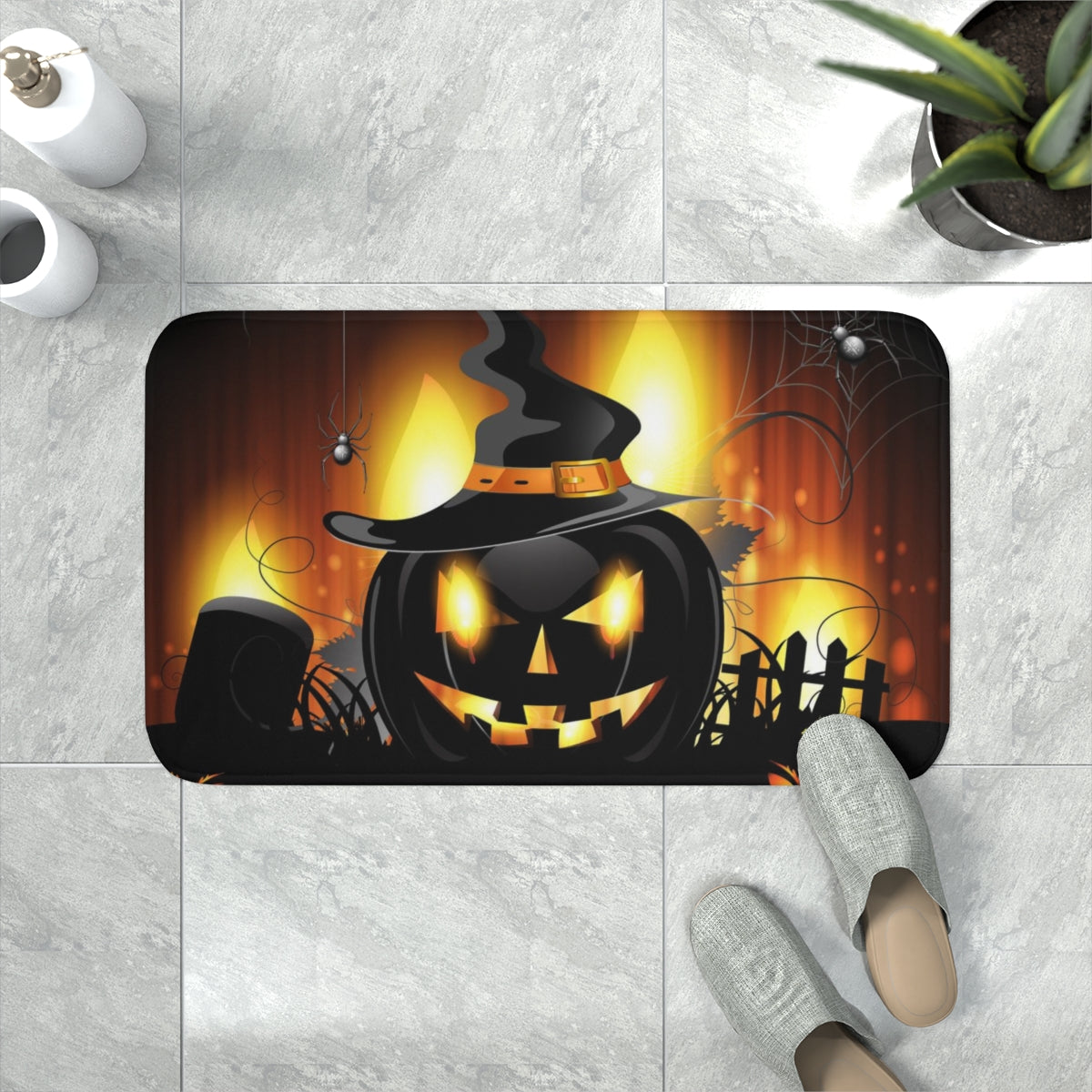 Fright Night Memory Foam Bathmat