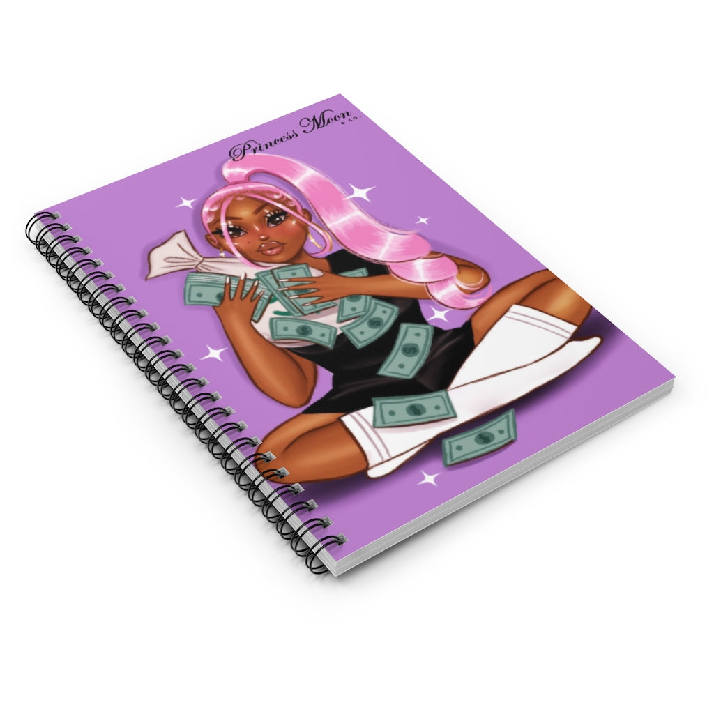 Bag Secured Spiral Notebook - Ruled Line