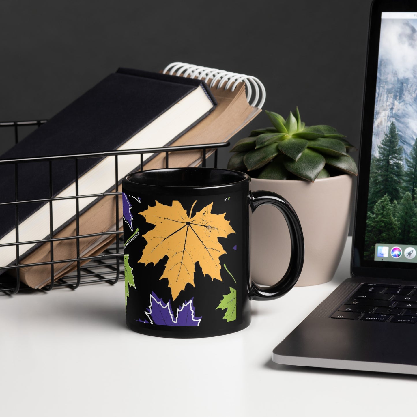 Enchanted Autumn Glossy Mug (black)