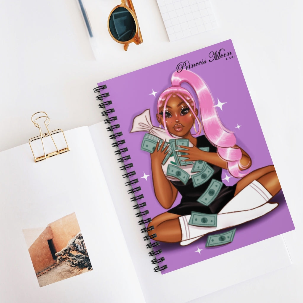 Bag Secured Spiral Notebook - Ruled Line