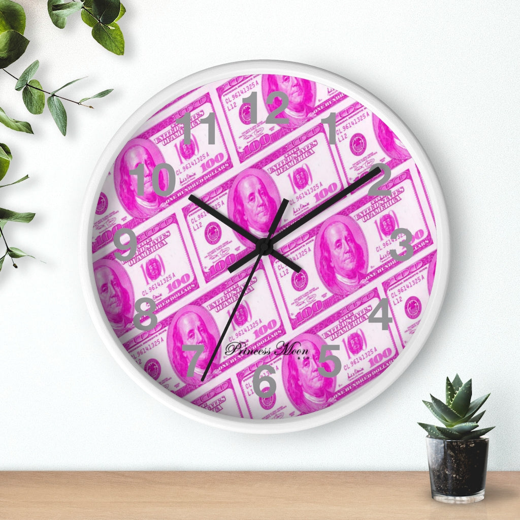 Money x Barbie Wall clock