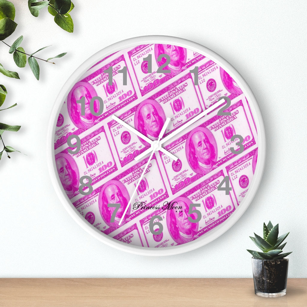 Money x Barbie Wall clock