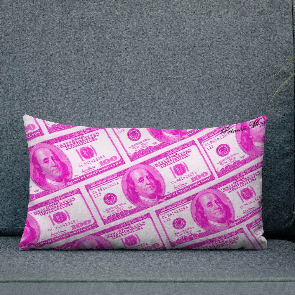 Money x Barbie Throw Pillow