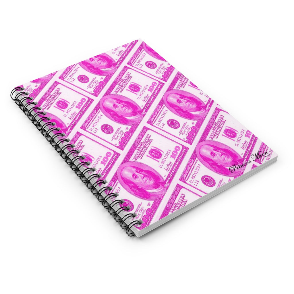 Money x Barbie Spiral Notebook - Ruled Line