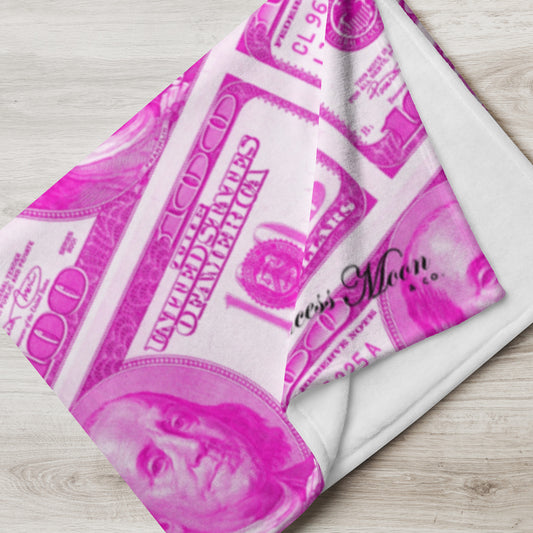 Money x Babie Throw Blanket