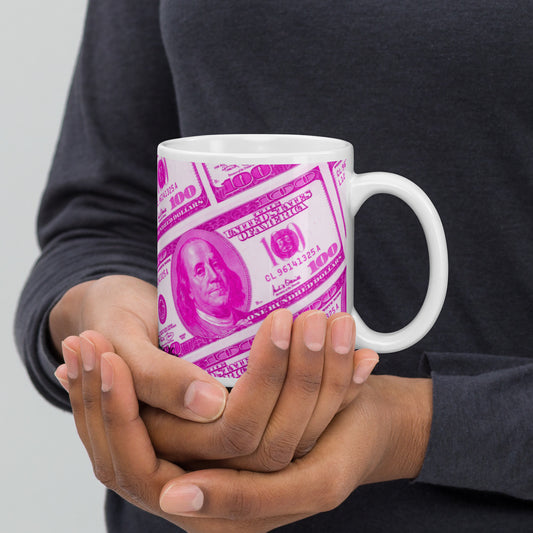 Money x Barbie glossy mug